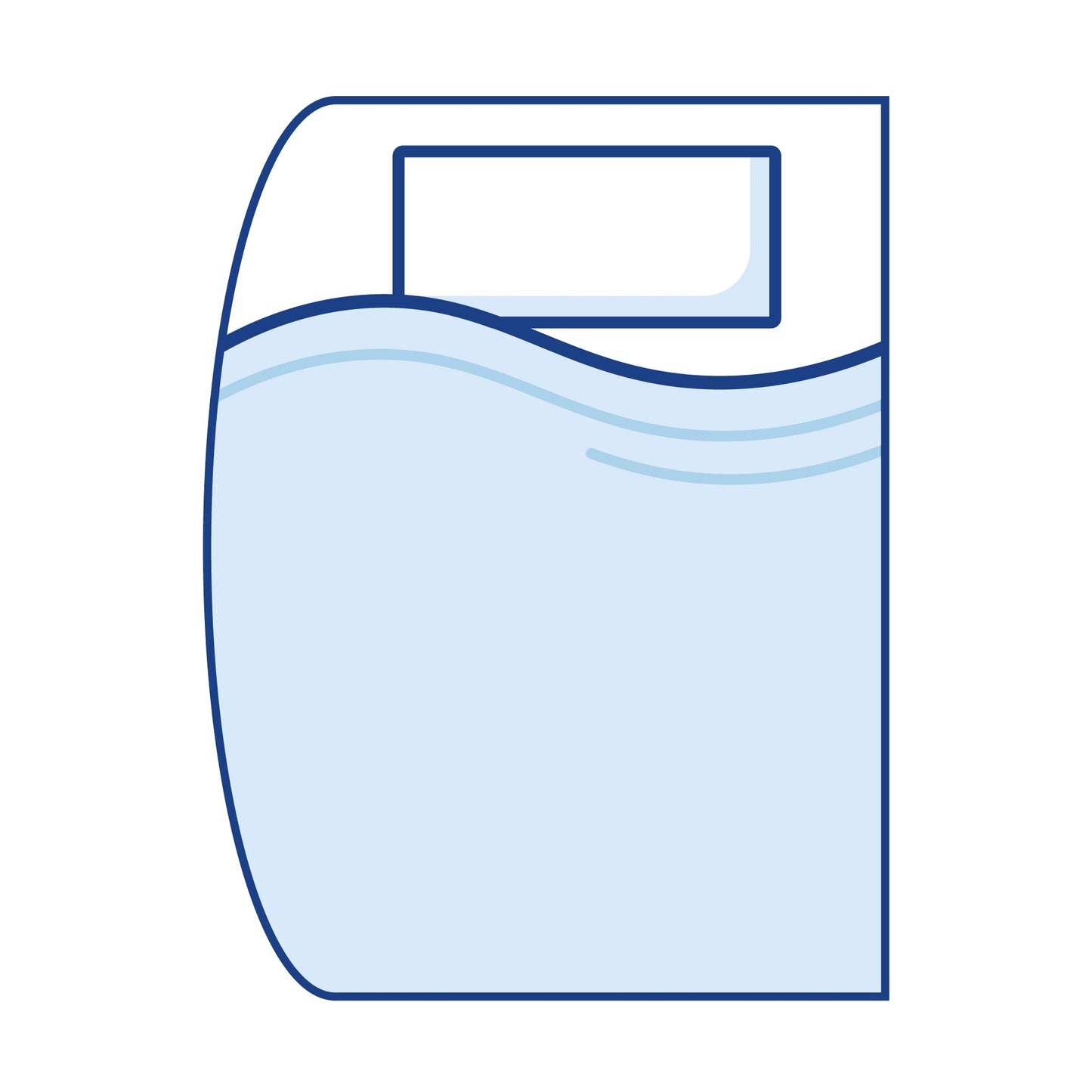 Novolatex Left Hand D Shaped Curved Corner - Single