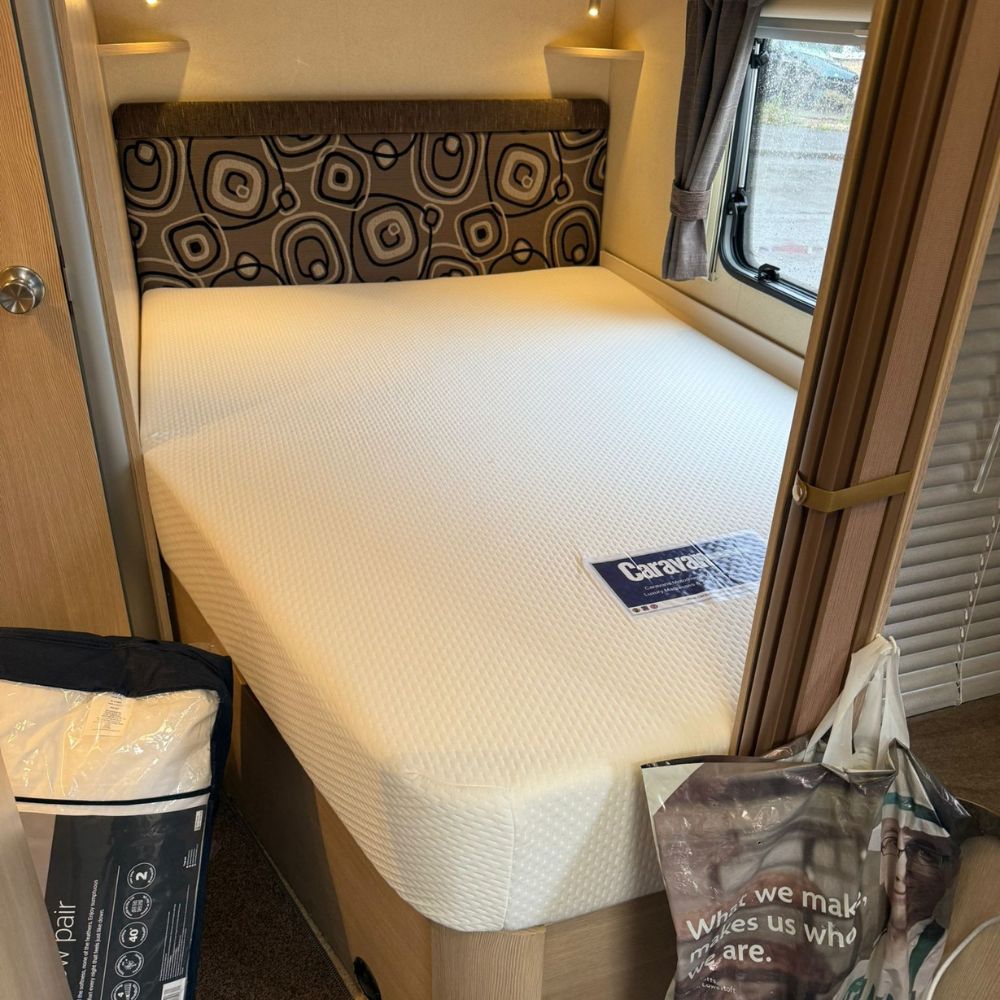 Essential Left Large Curve Caravan Mattress - Super King