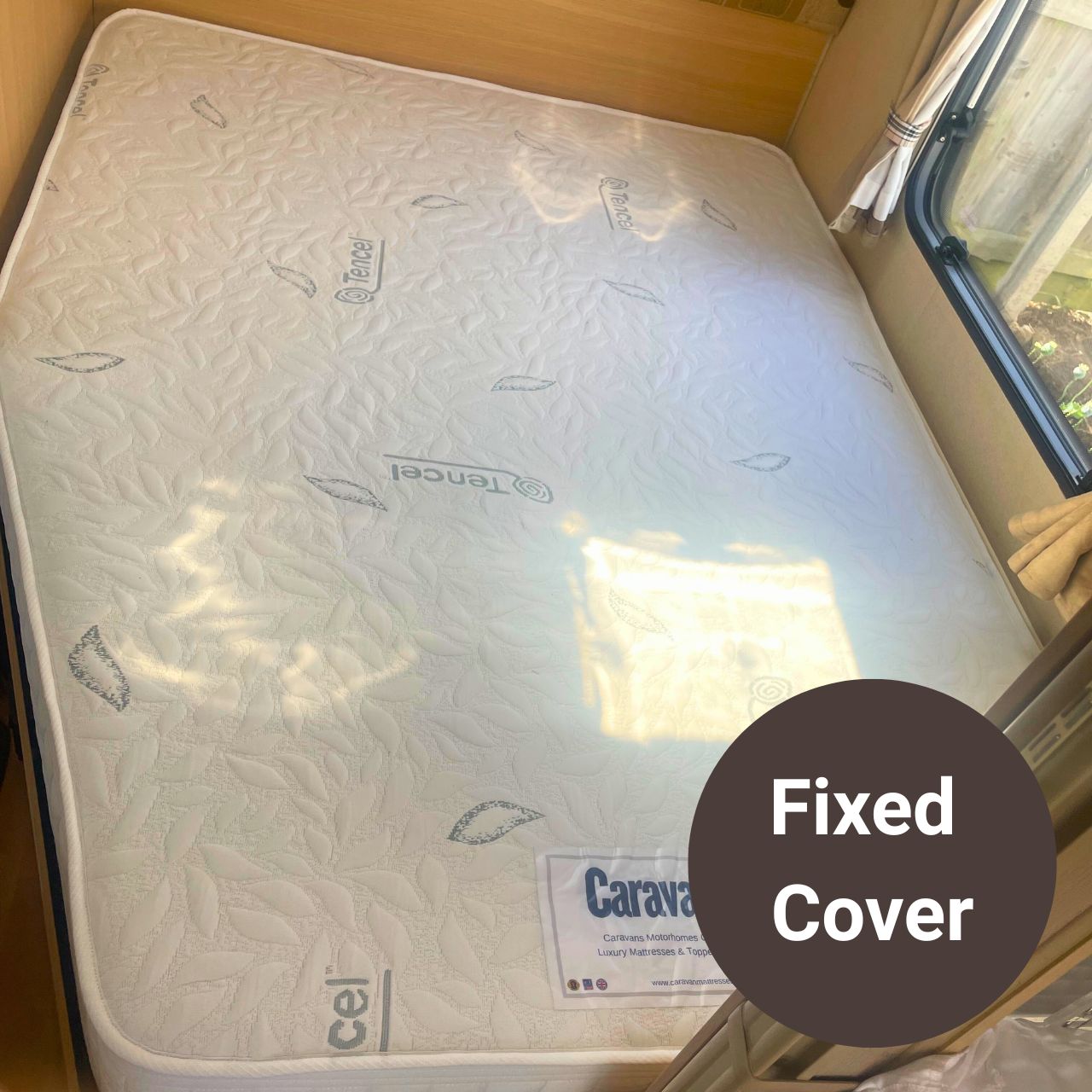 Swift Comfisan Left Corners Cut Out Caravan Mattress - Double