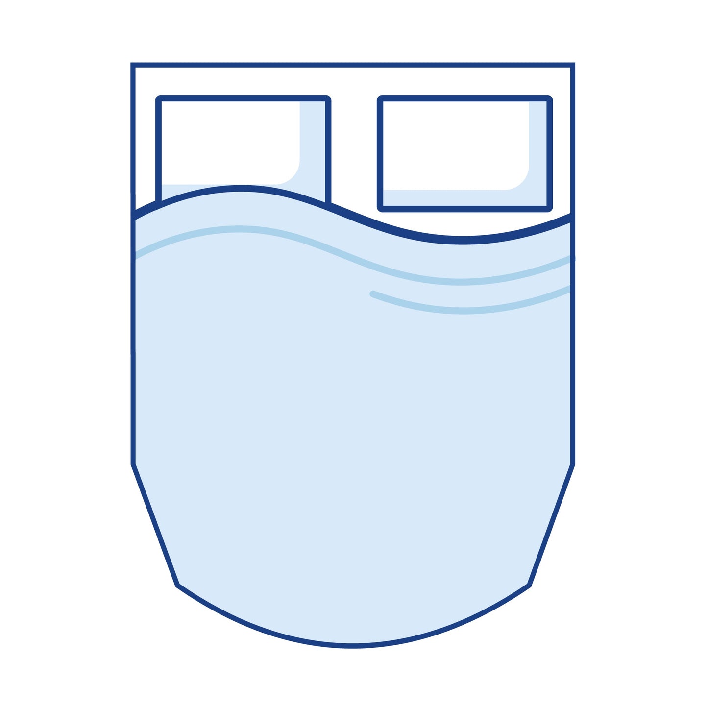 Coolplus Island Soft Curve Caravan Mattress Topper - Super King