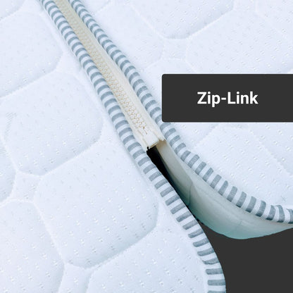Hybrid Pocket Spring: Rectangular Centre Split Caravan Mattress