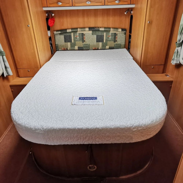Novolatex™ Mattress fitted in Lunar Roadstar 800 2007, Chesterfield