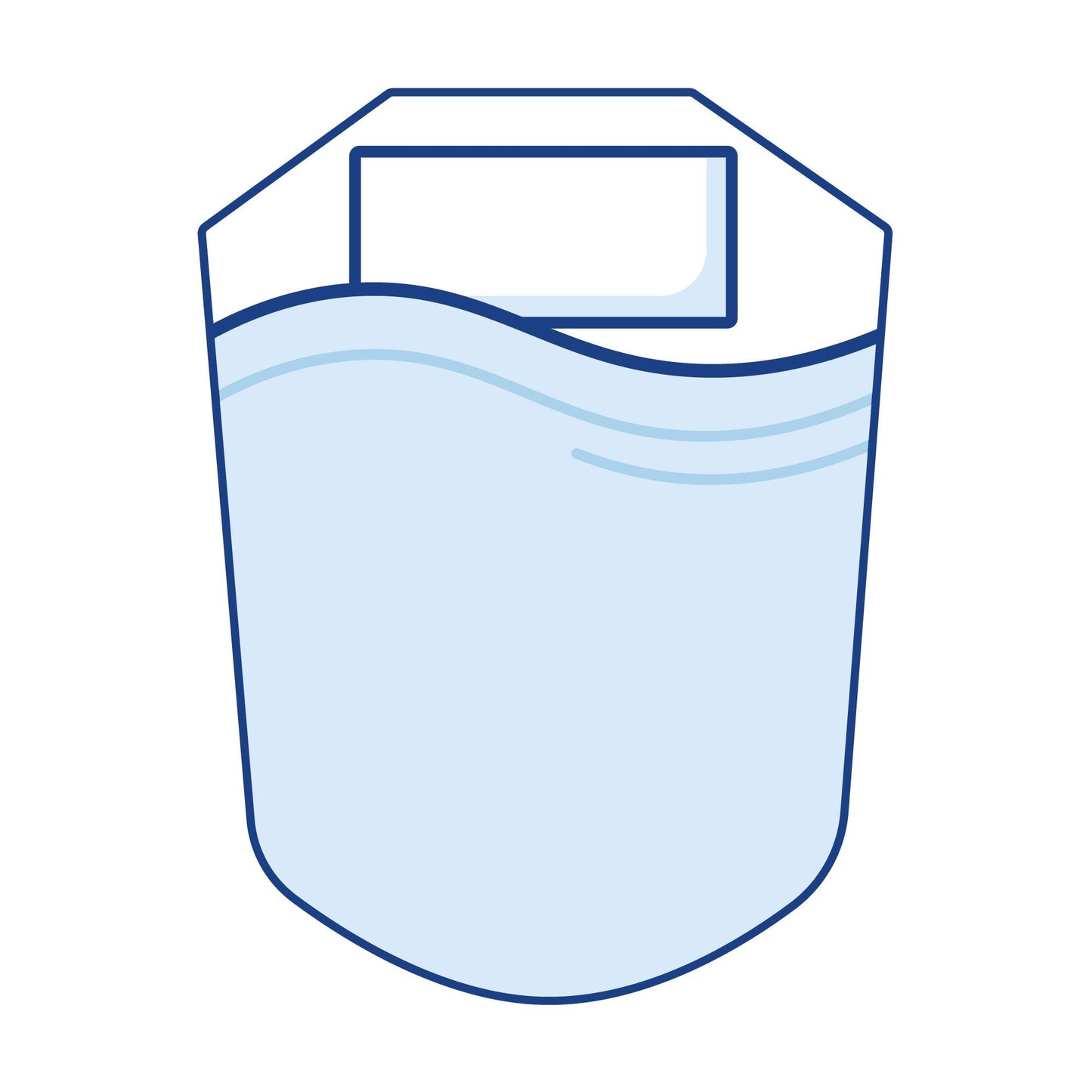 Coolplus Boat Hull Shaped Mattress Topper - King