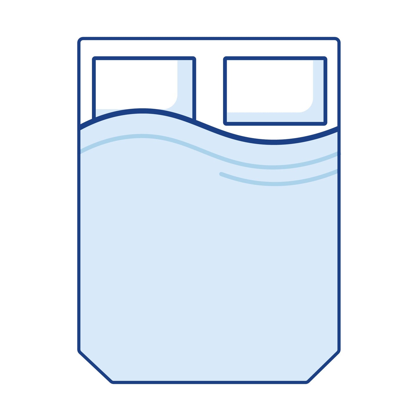 Essential Rectangular Cut Off Corners Caravan Mattress - King