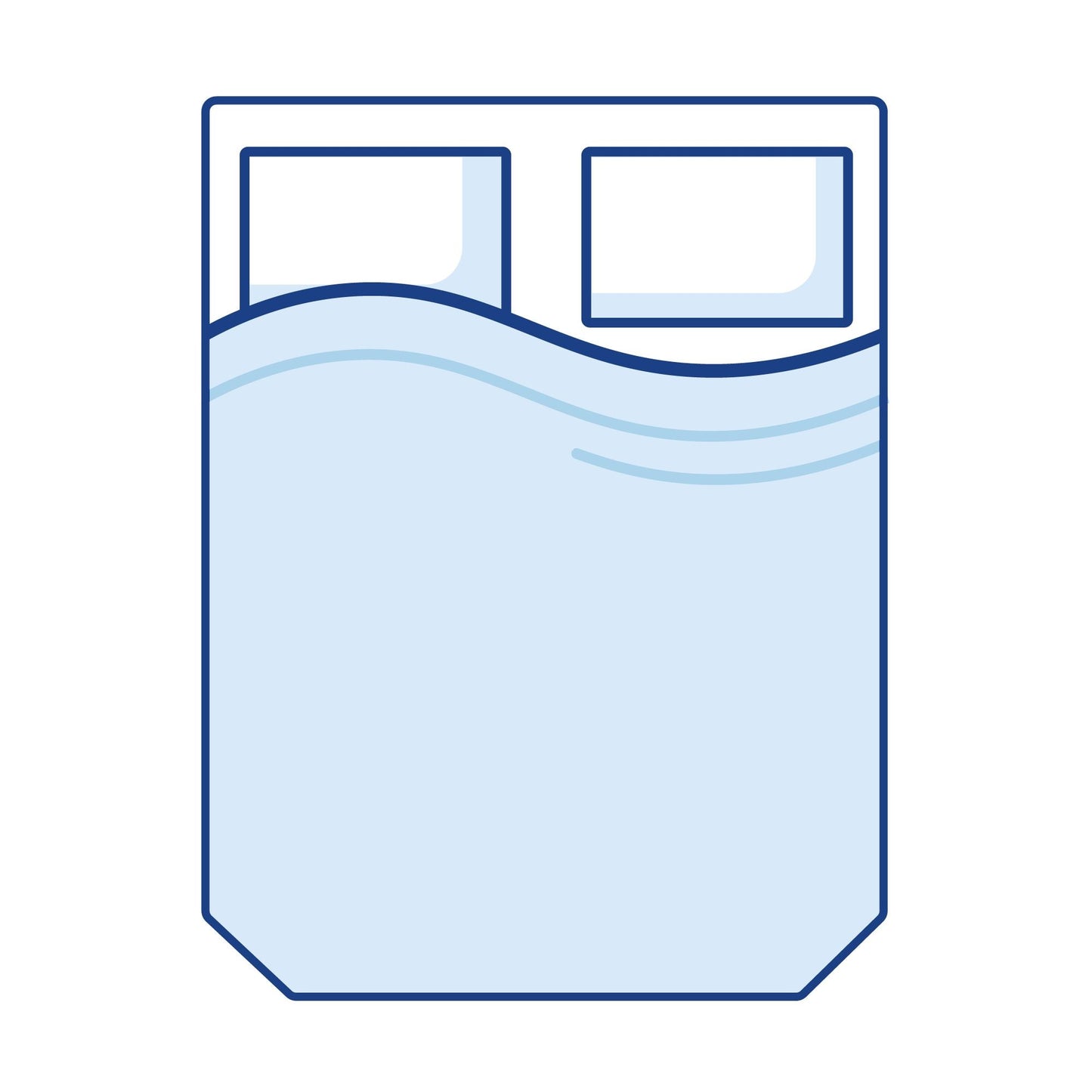 Essential Foam Rectangular Cut Off Corners Caravan Mattress - Single