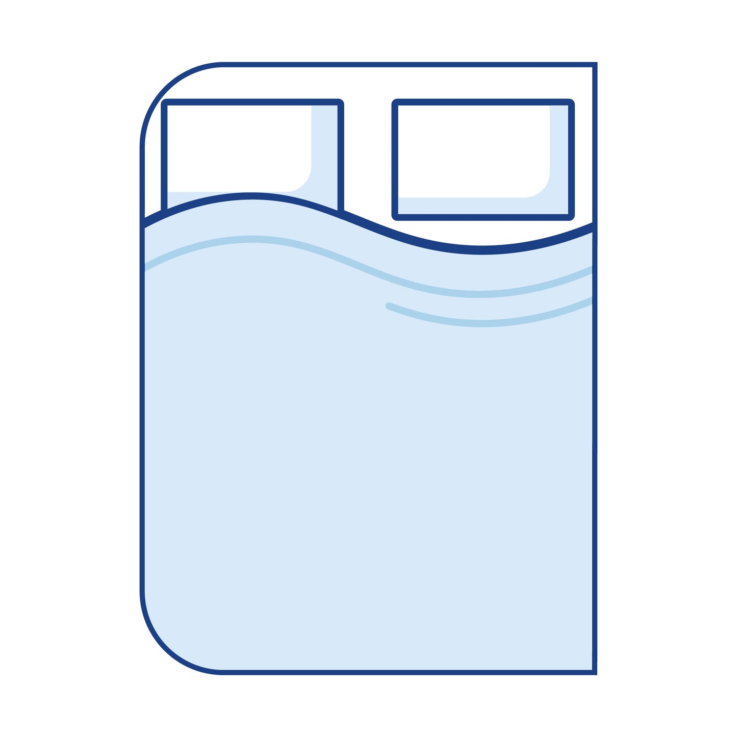 Coolplus Left Corners Curved Caravan Mattress - Single