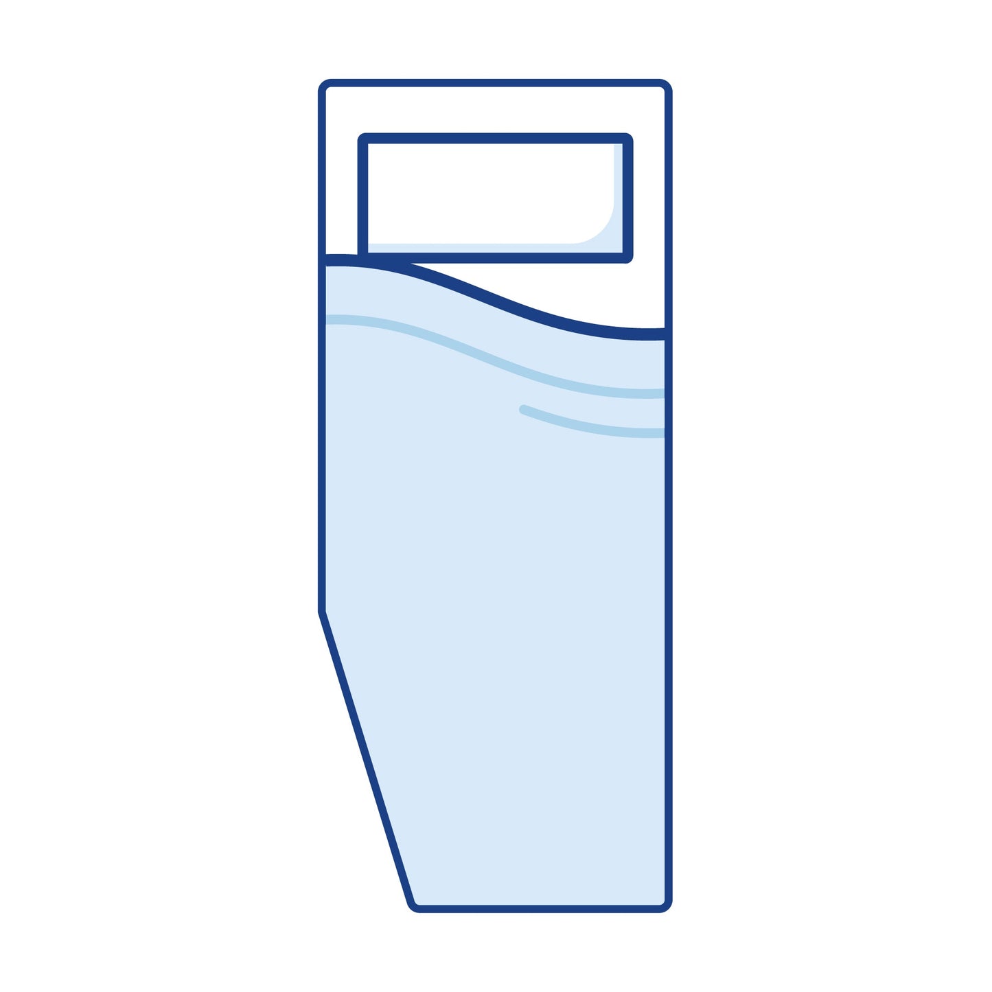 Coolplus Narrow Left Cut Caravan Mattress Topper - Super King