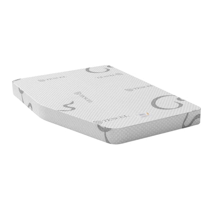 Memory Foam: Left Curved Corners Caravan Mattress