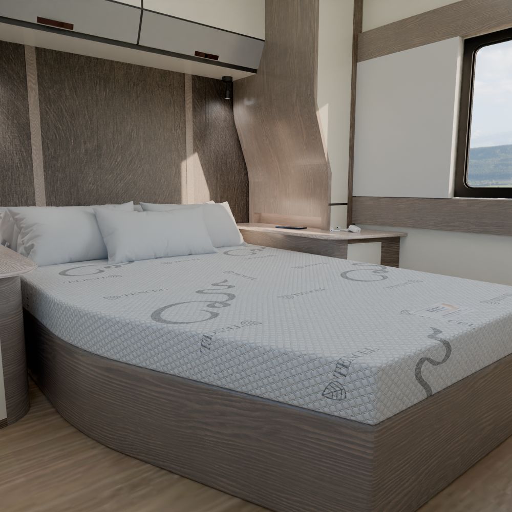 Memory Foam: Right Cut Out Caravan Mattress