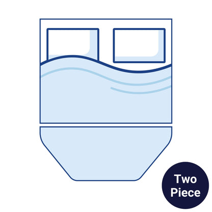 Premium: Two-Piece Island + Bolster, Angled Foot End Motorhome Mattress