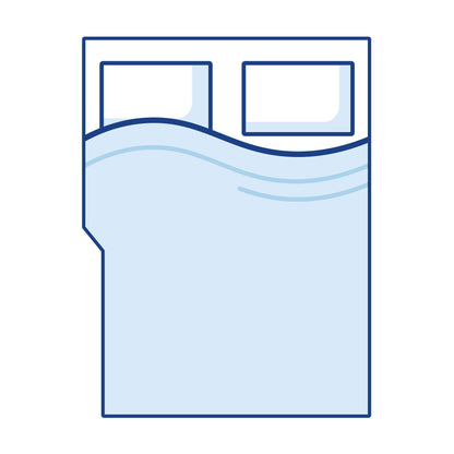 Cool Gel: Left Angled Cut Out Caravan Topper