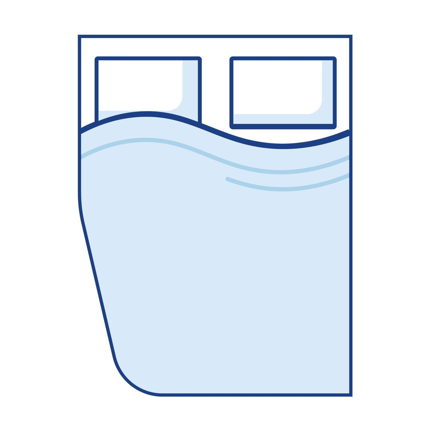 Cool Gel: Left Curved Corner Caravan Mattress
