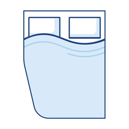 Cool Gel: Left Curved Corner Caravan Mattress