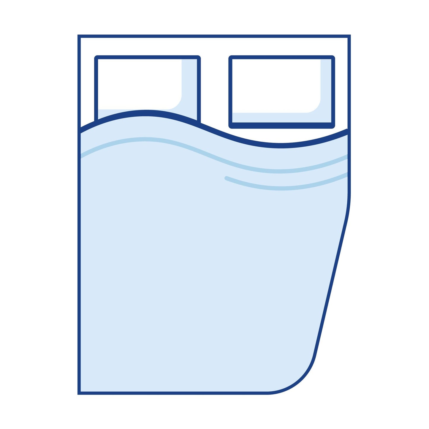 Swift Bodyshape Right Curved Corner Caravan Mattress - Double