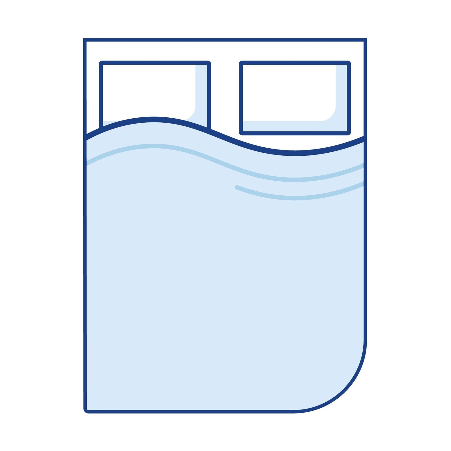 Swift Essential Right Rounded Corner Caravan Mattress - Double