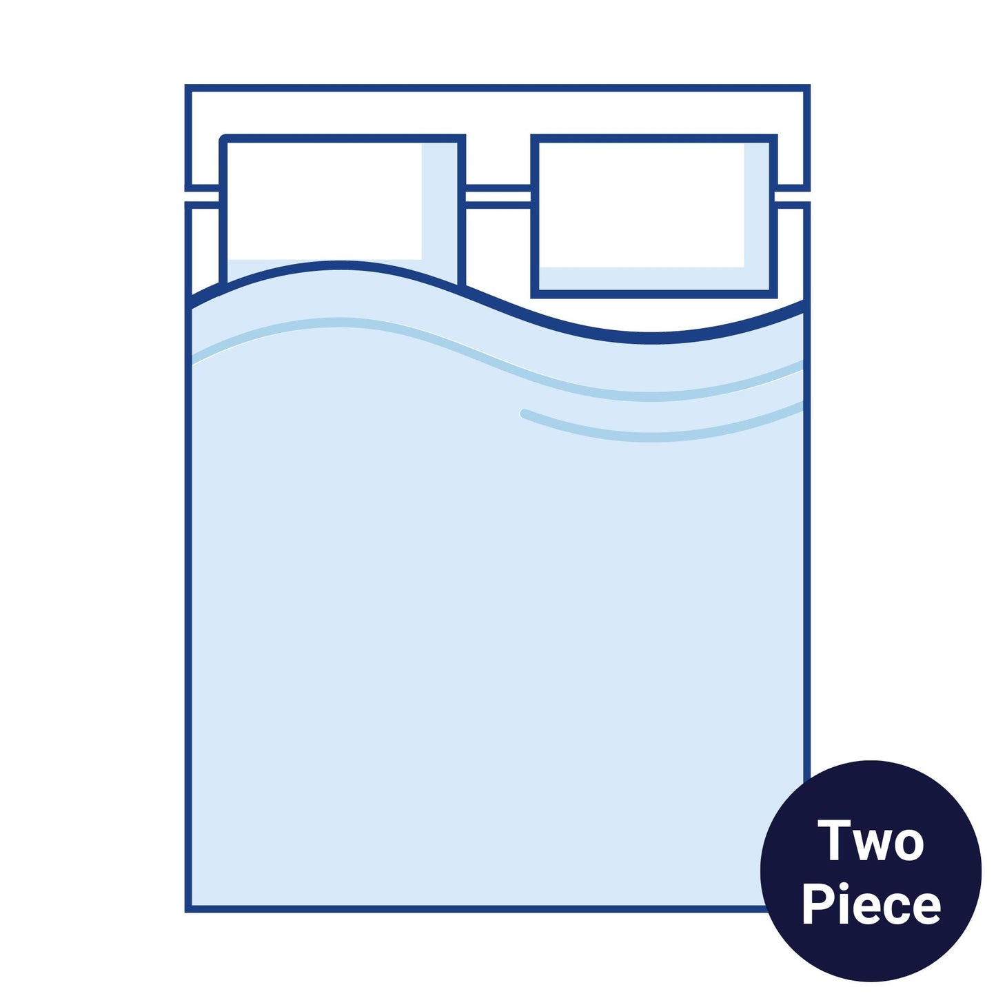 Coolplus Horizontal Foot End Bolster Caravan Mattress Topper - Single
