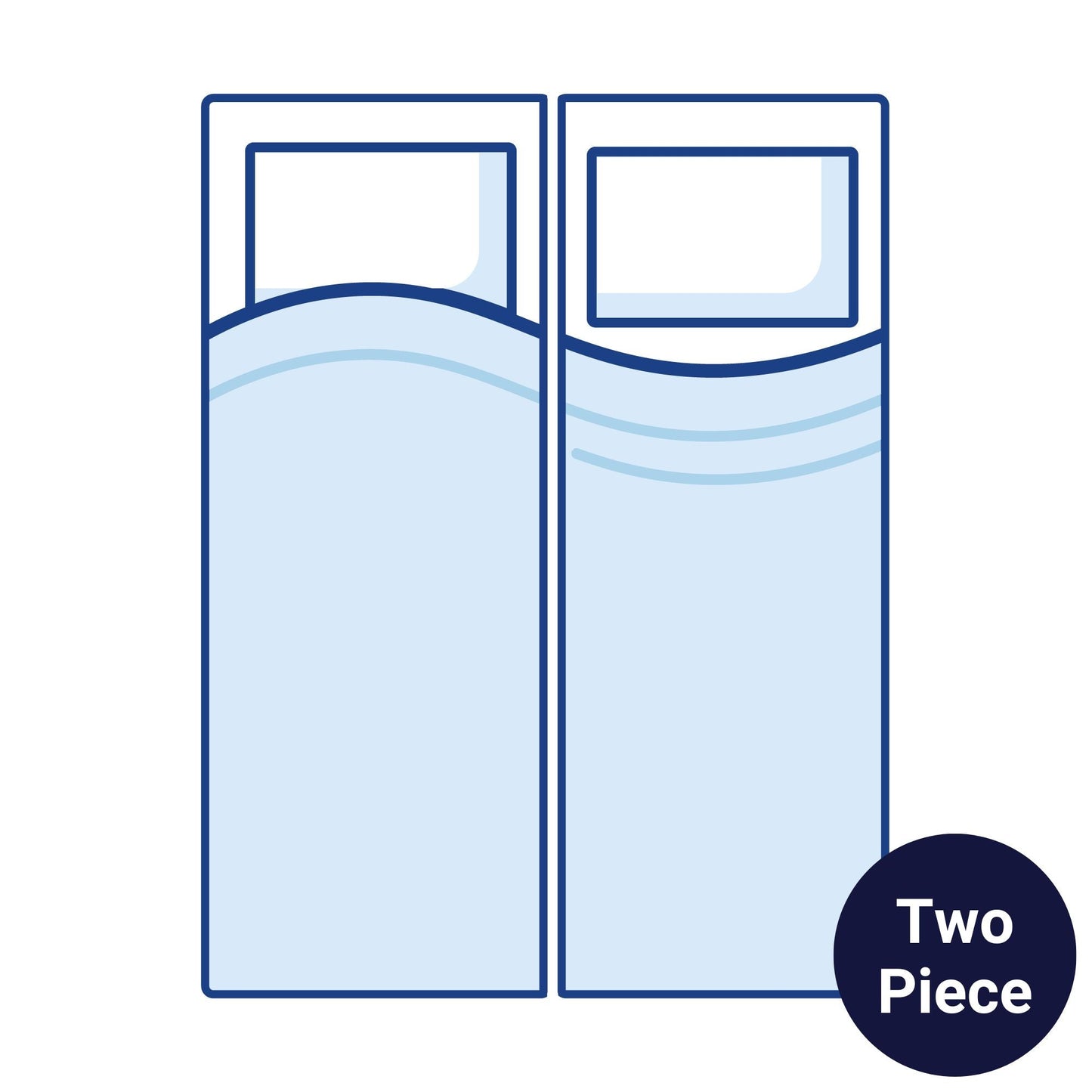 Hybrid Pocket Spring: Rectangular Centre Split Caravan Mattress