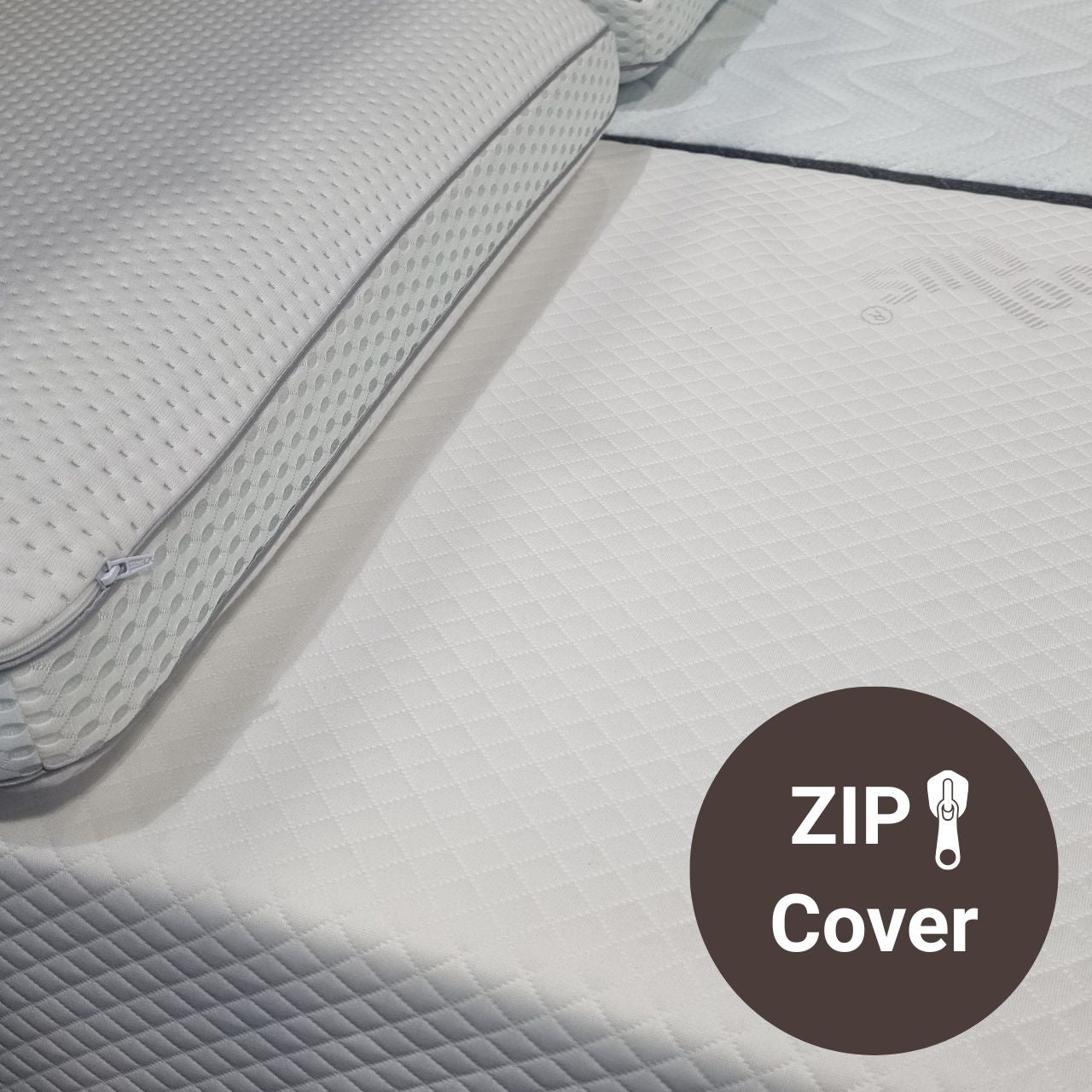 Coolplus Left Curved Corners Caravan Mattress - Single