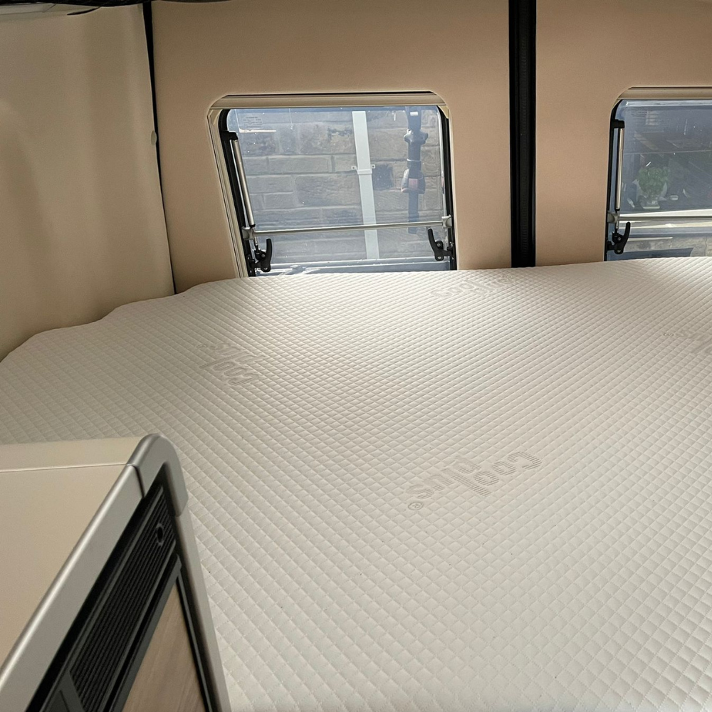 Coolplus Right Cut Out Camper Mattress Topper - Super King