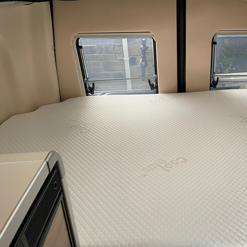 Coolplus gel caravan mattress topper