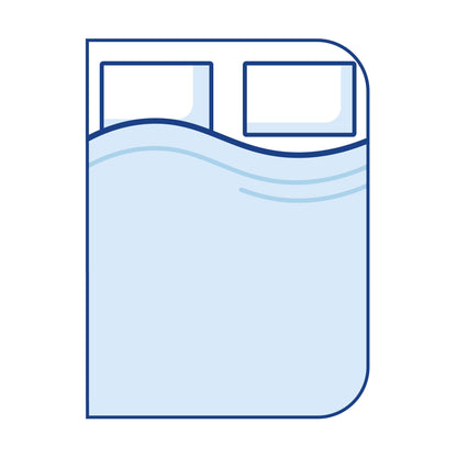 Bodyshape Right Corners Curved Caravan Mattress - Double