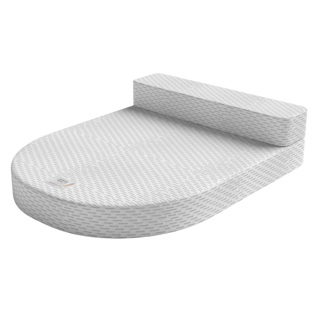 Premium: Swift Island Shaped King Size Mattress with Loose Bolster