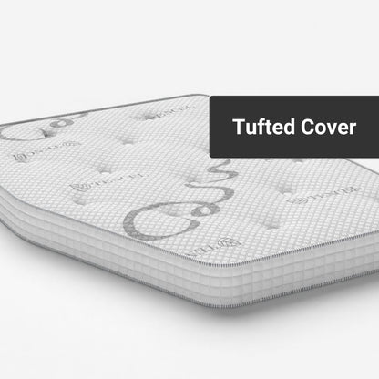 Hybrid Pocket Spring: Two-Piece Island + Bolster Caravan Mattress