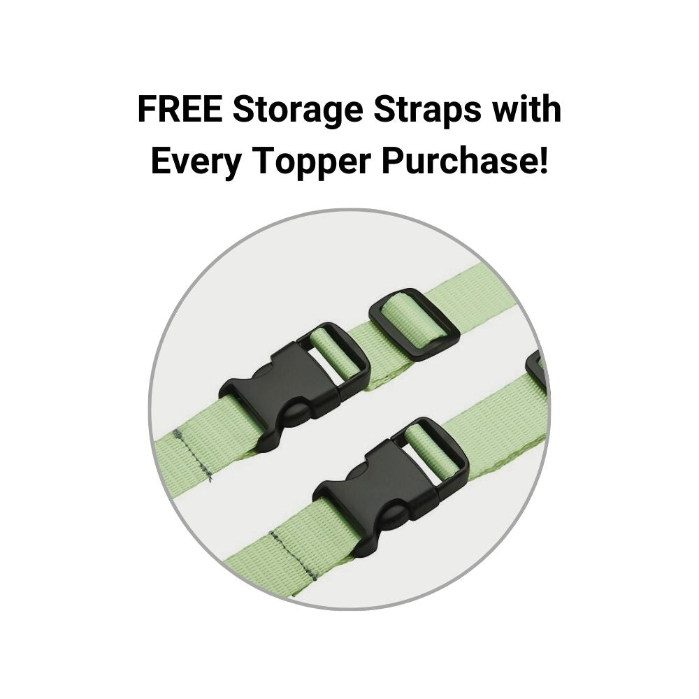 Memory Foam: Left Two Piece Caravan Topper