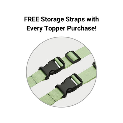 Memory Foam: Left Two Piece Caravan Topper