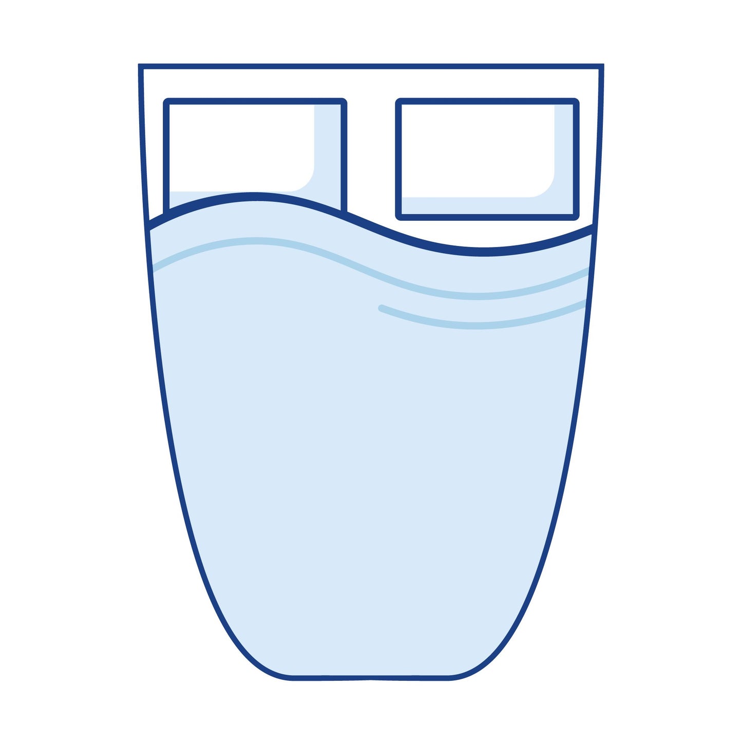 Essential V Berth Boat Mattress - Double