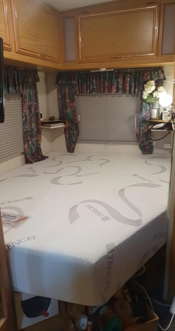 Bodyshape™ Mattress fitted in Caravan Nearside French Bed, Spalding