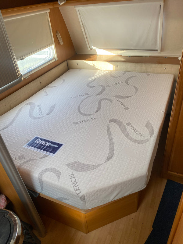 Bodyshape™ Mattress fitted in Caravan Nearside French Bed, Swansea