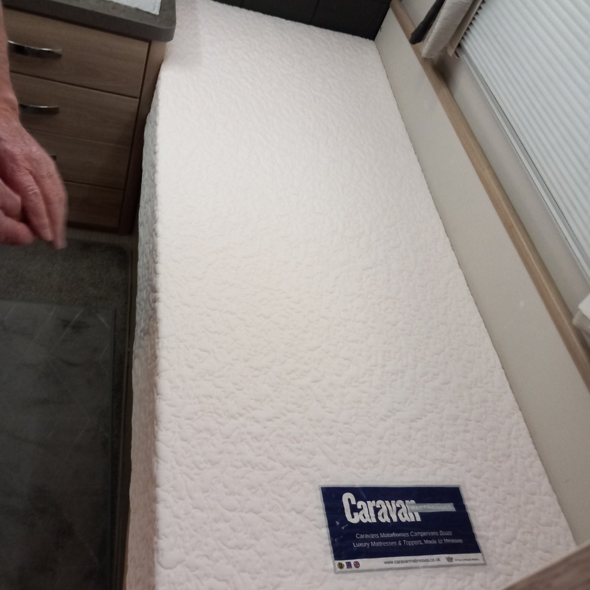 Novolatex™ Mattress fitted in Elddis Super Cyclone 2018, Uttoxeter